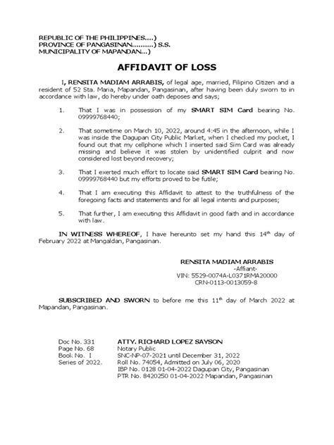 i lost my smart sim card|affidavit of loss for lost sim card.